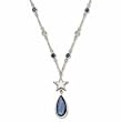 Dallas Cowboys Rhodium Logo Necklace