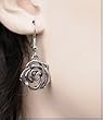 Improving Lifestyles Open Metal Flower Earrings Piereced