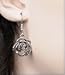 Improving Lifestyles Open Metal Flower Earrings Piereced
