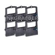 SIX PACK - Okidata Compatible (52102001) Black Seamless Ribbons