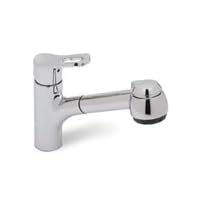 Blanco 157-039-CR Aires Kitchen Pull-Out Faucet, Chrome