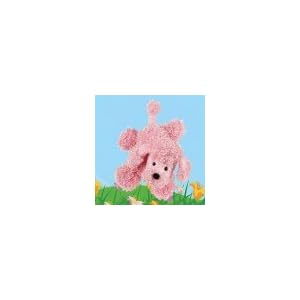 Lil'Kinz Mini Plush Stuffed Animal Pink Poodle