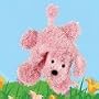 Lil'Kinz Mini Plush Stuffed Animal Pink Poodle