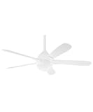 Hunter Fan 28110 56-Inch Lugano Ceiling Fan, White