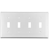 2154w-Box 4g Switch Plate by Cooper Wiring Devices