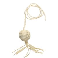 Catit Terra Toys with Catnip - Cornhusk and Raffia Ball with String