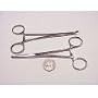 (SE) Forceps, Straight & Curved 5.5" (2 Pieces)