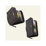 CD/DVD Wallet with ProSleeve Pockets, 264 Disc Capacity, Black Nylon (CLGCDW264)