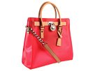 MICHAEL Michael Kors Frosted Jelly Hamilton North/South Tote Handbags - Pink