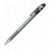 Paper Mate(R) Flexgrip Ultra&trade; Retractable Pens, Fine Point, 0.8 mm, Black, Pack Of 12