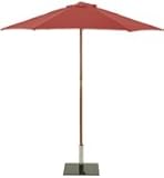 3 METRE PARASOL PLAIN TERRACOTTA ROUND