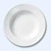 WHITE HALF-LACE RIM SOUP PLATE