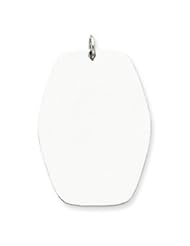 Sterling Silver Engraveable Disc Charm