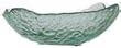 Clear Spanish Small Square Pebbled Surface Recycled Glass Bowl 9oz Set / 4