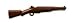 BrickArms Exclusive 2 to 4 Inch Scale Figure Style LOOSE Weapon M1 Garand WW2 Rifle