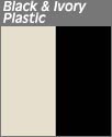 House of Staunton 3.875" Plastic Hastings Chess Set - Black & Ivory