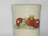 1 4 Gal Jar with Apples by Shakers & Thangs Pottery, Inc.