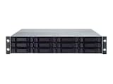 PROMISE VessRAID 1830s 12 hot-swappable SAS/SATA drive bays 2U chassis 3Gb/s Serial Attached SCSI und Serial ATA drives dual PSU