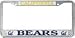 California Bears Chrome License Plate Frame