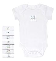 7 Pack Pure Cotton Assorted Bodysuits