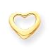 14k Floating Heart Necklace