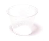 1 oz. Clear Plastic Medicine Cup (MC100GK)