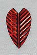 3 sets Vortex 353 from Accudart®, Red, X-flights - Smaller Size