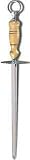 Steel, Regular Cut, Round, Light Wood, 12 in.