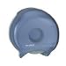 San Jamar R2000 Classic Single 9" Jumbo Bath Tissue Dispenser, 10-1/4" Width x 12" Height x 5-5/8" Depth, Arctic Blue