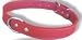 10 inch Red Leather dog collar - one of our dog collars in leather