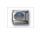 Oval Cabochon Sapphire Classic Tourmaline, Italian Charm by Nomination Charms