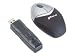 Targus Wireless Mini Optical Mouse - Mouse - optical - wireless - USB - black, silver