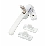 De Luxe Casement Fastener White Pk2 s69155f