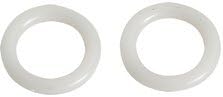 White Rings for Roman Shades--Qty- 50