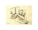 "Karen with a Cushion" art print by Francine van Hove, 50cm x 40cm
