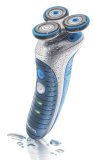 PHILIPS シェーバー Moisturizing shaving system [防水・二ベアフォーメントライアルローション付き]ミラークールブルー HS8040