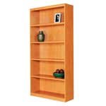 Bush(R) Commercial 72in. Bookcase, 5 Shelves, Natural Cherry