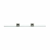Alno A8450-24-BRZ Contemporary Glass Bathroom Shelf