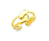 Toe Ring - 14kt Gold Bare Feet Toe Ring