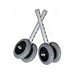 Drive Medical 5 Inches Bariatric Walker Grey Wheels, Tall - 1 Pair / Box