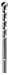 Irwin #5026015 1/2 Mason Drill Bit