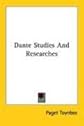 Dante Studies And Researches