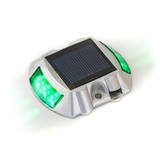 Solar Path Deck Dock Road Stud Driveway Marine Green LED Lights X 4