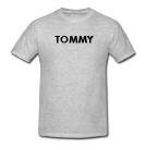 TOMMY - Name-series - Heather Grey or White T-shirt