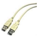 3m USB plug [A] to USB plug [A] cable (Grey)