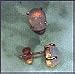 Takionic Silver Pierced Earrings