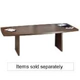 BASYX / Curved Base For Conference Table, 27H, Medium Oak / BSXCBBASEM / Sold as 1 Pair (2) / Mfr Part # CBBASEM