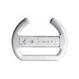 WII WHITE COLORED WII RACING WHEEL WII VERSION (FOR WII)