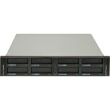 Tandberg RDX QuikStation - Disk drive - RDX x 8 - Gigabit Ethernet - rack-m ....