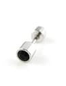 Boucles d'oreilles en acier-titan noir pour hommes, cadeaux